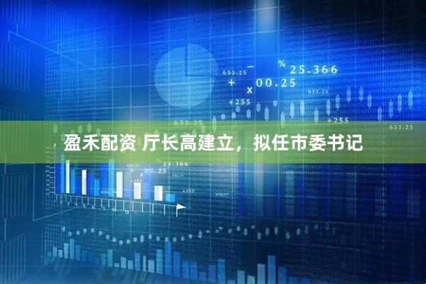 盈禾配资 厅长高建立，拟任市委书记
