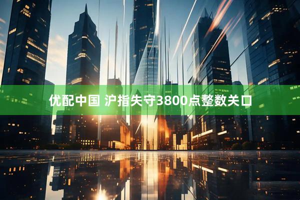 优配中国 沪指失守3800点整数关口