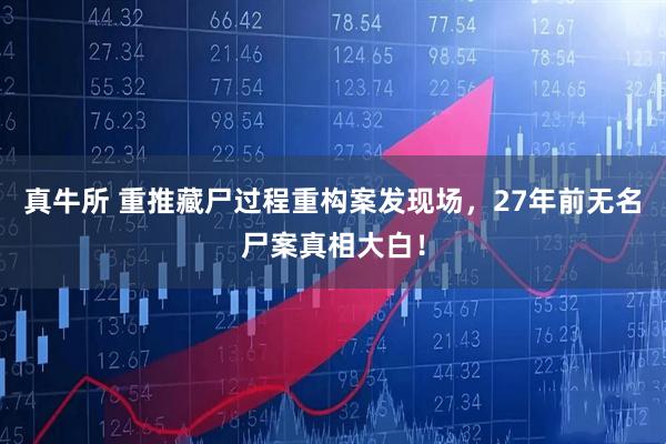 真牛所 重推藏尸过程重构案发现场，27年前无名尸案真相大白！